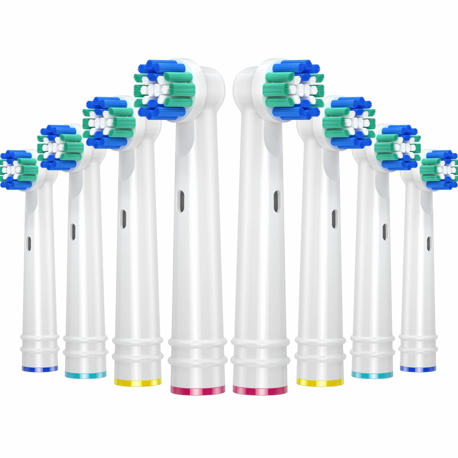 REDTRON Wymienne główki szczoteczki do Oral B, 8 główek szczoteczki elektrycznej do Oral B, główki szczoteczki Classic Precision Clean pasują do Professional Care, Vitality Pro Smart Genius Series