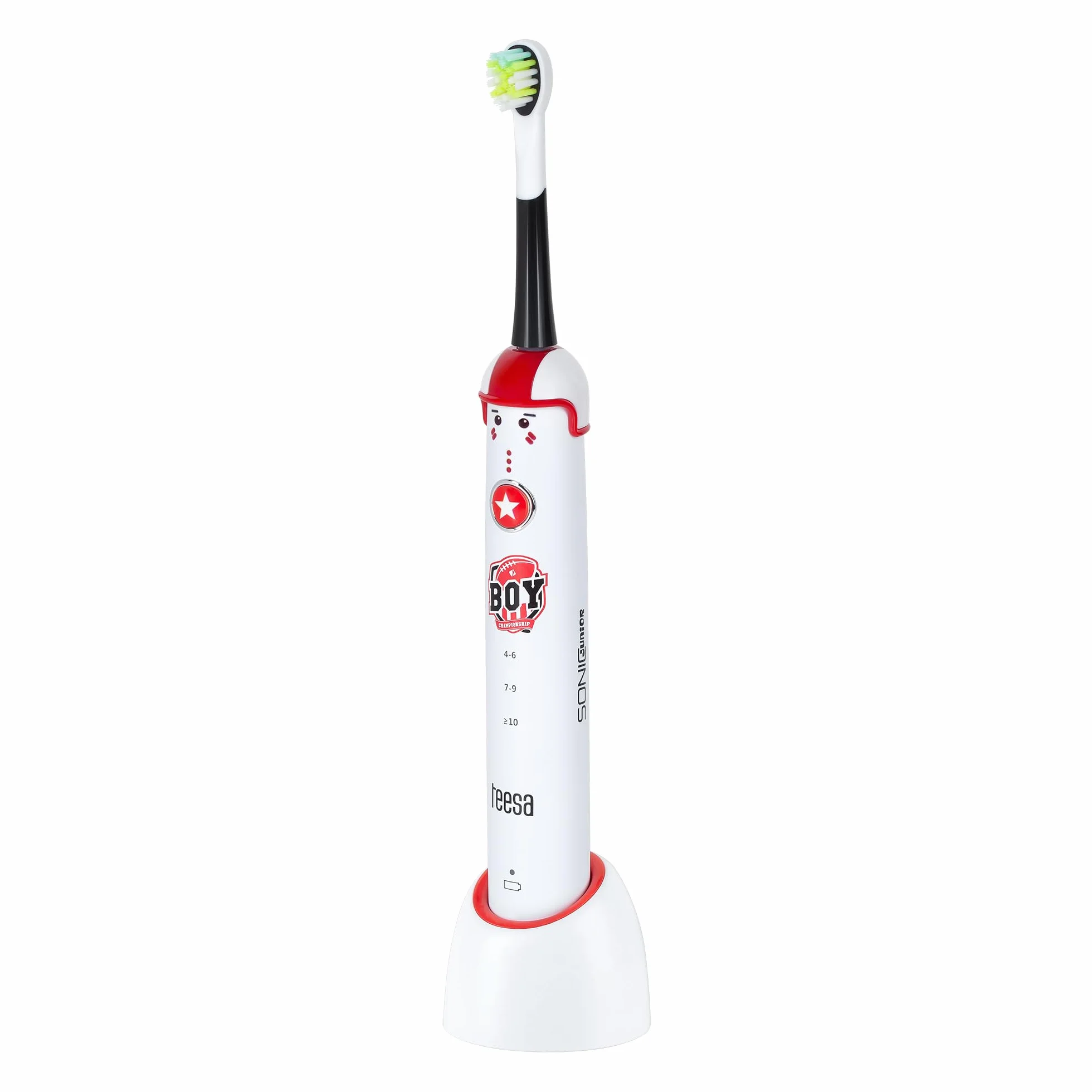 Teesa Soniczna Szczoteczka do Zębów Dla Dzieci Sonic Junior Boy Miękkie Włosie Ochrona IPX7 TSA8005