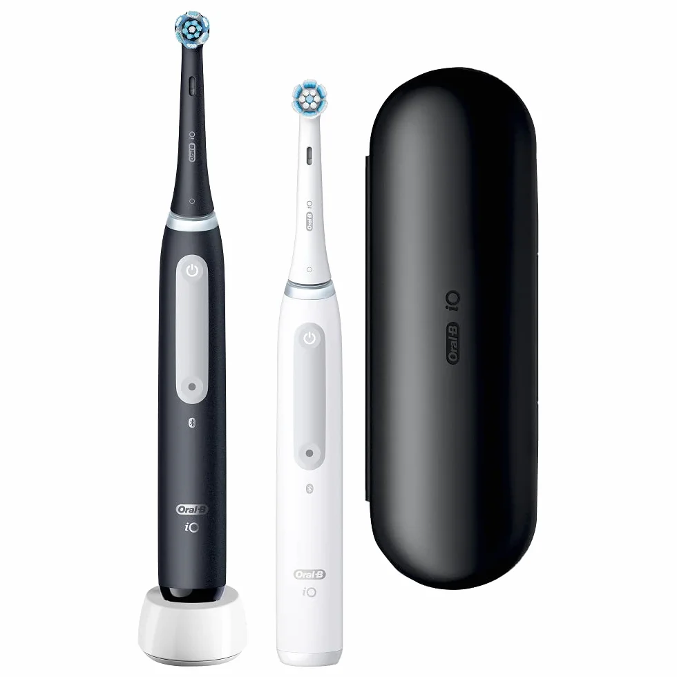 Oral-B Io 4 4210201415046 Szczoteczka Elektryczna, Czarny/Biały, 1 sztuka