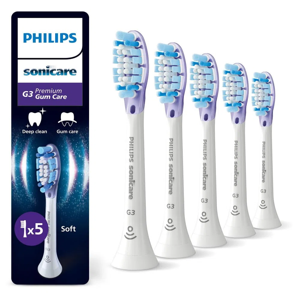 Philips Sonicare Premium Gum Care końcówki do szczoteczek, 5-częściowe, białe