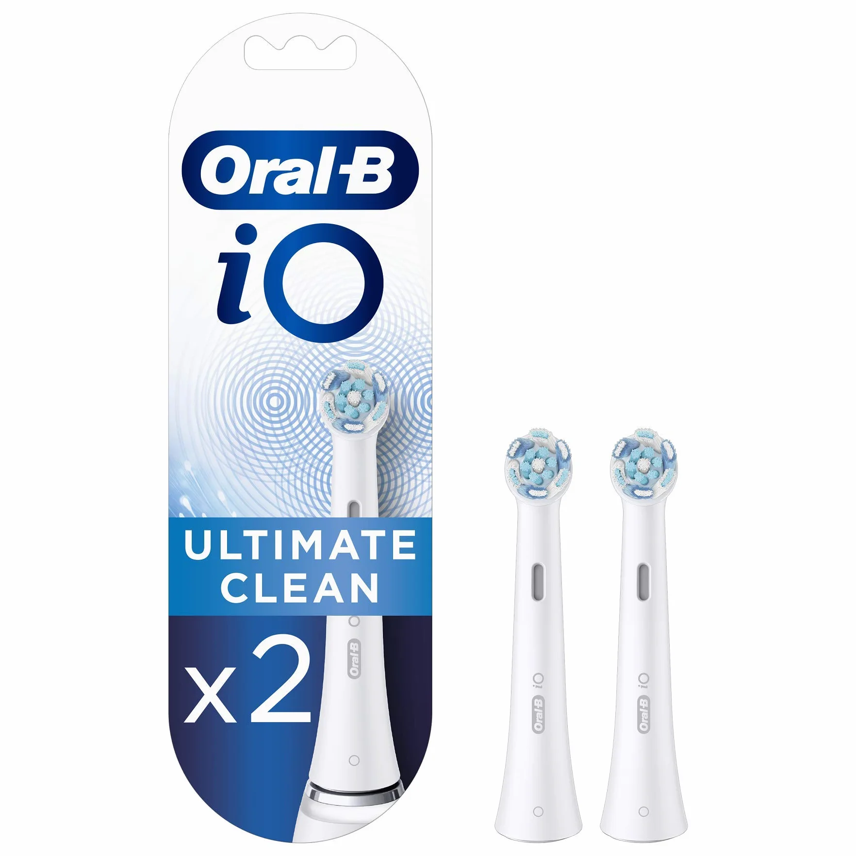 Oral-B Io Ultimate Clean 4210201319689 Końcówki do Szczoteczki, Biały, 2 Sztuki