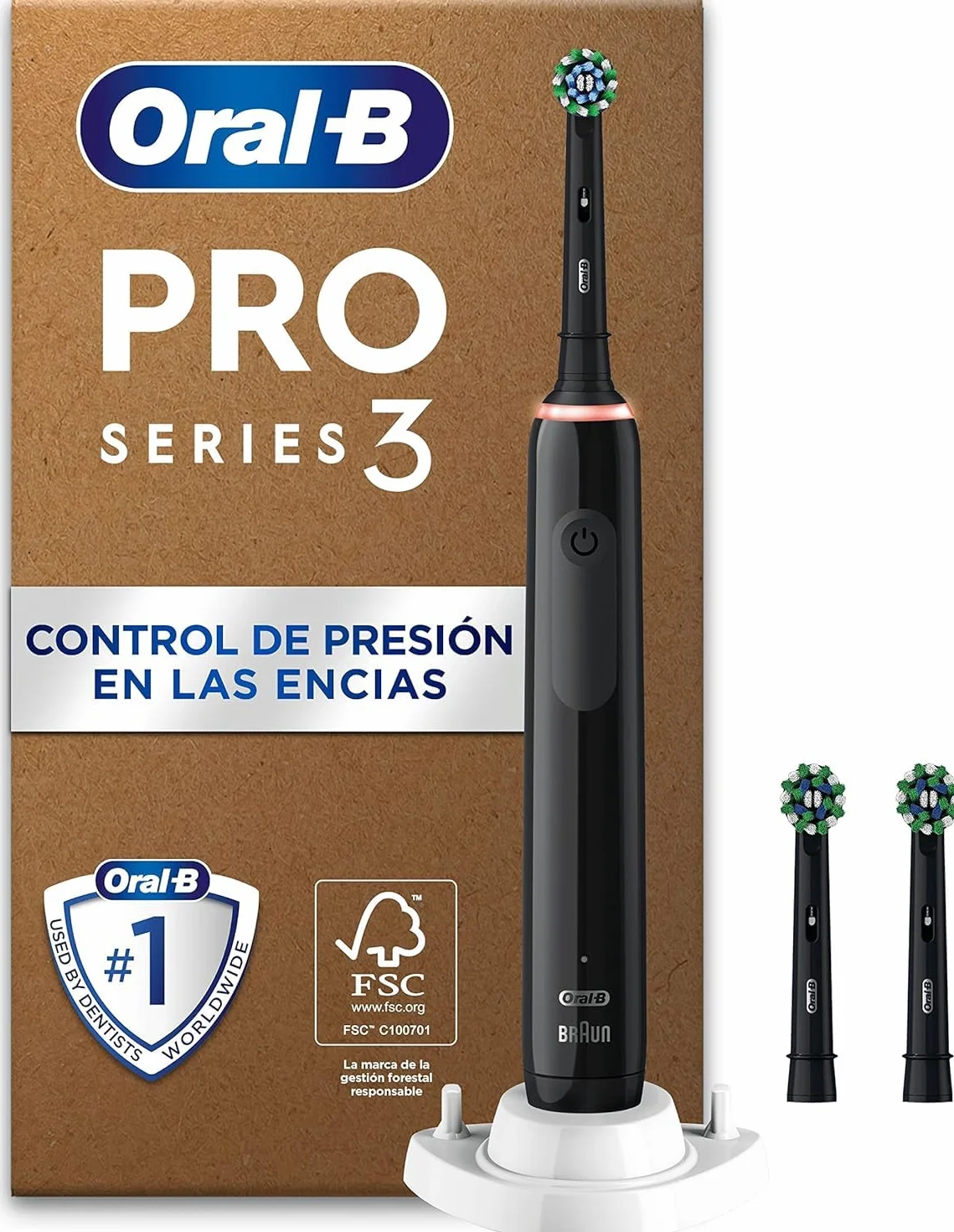 Oral-B Pro 3 Series 8006540977804 Szczoteczka Elektryczna, Czarny