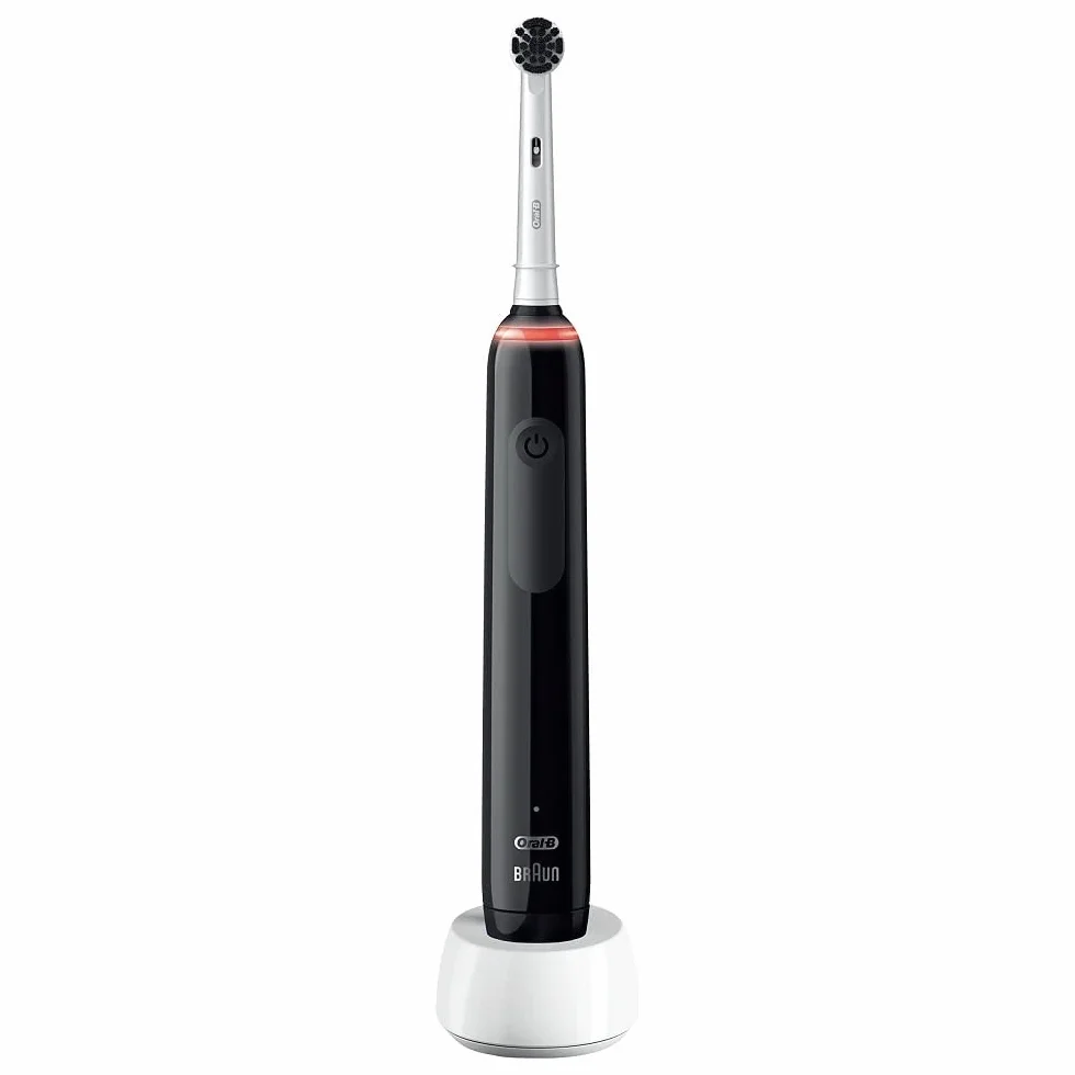 Oral-B Pro 3 3000 Szczoteczka Elektryczna, Czarna, 1 Sztuka,