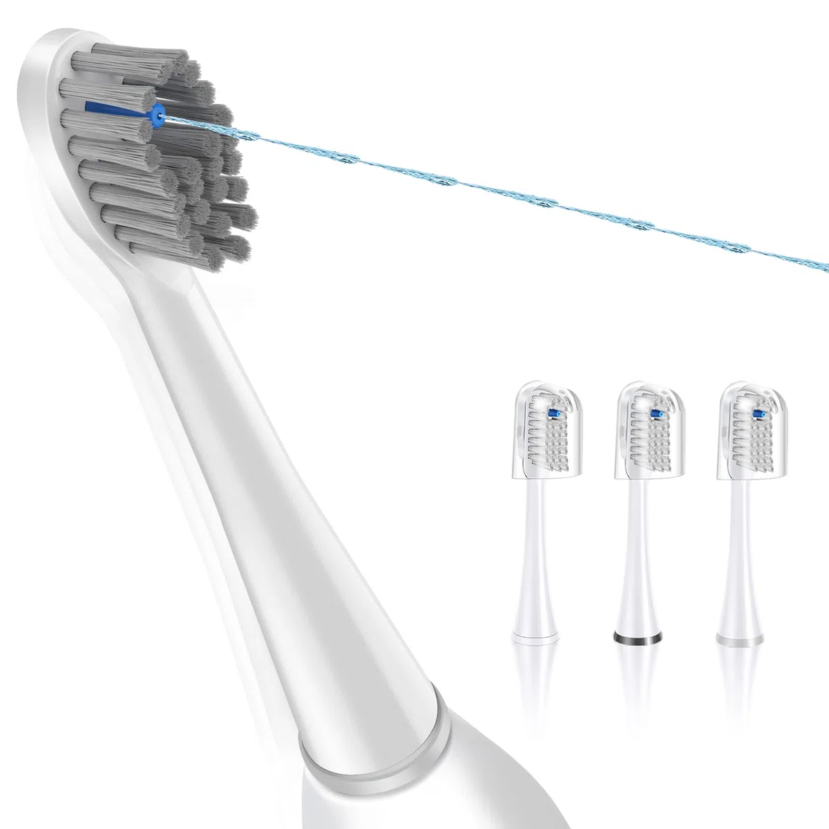 Wymienna głowica szczoteczki do zębów, 3 szt., kompatybilna z głowicami szczoteczek do zębów Waterpik Sonic Fusion / 2.0 SF-01, SF-02, SF03 i SF-04, końcówki do szczoteczki do zębów i irygatora