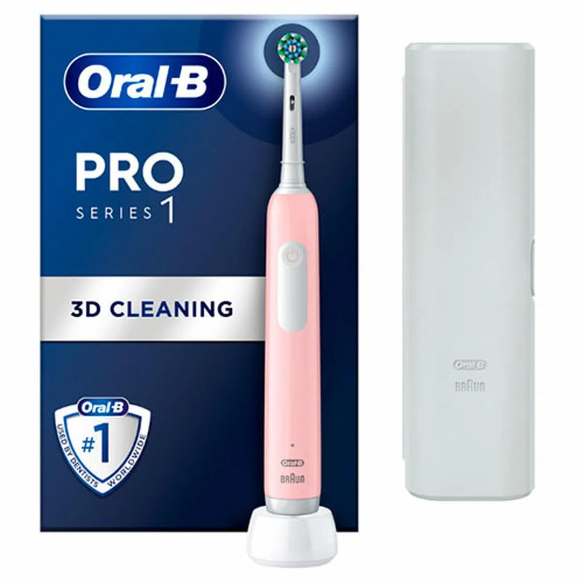 Elektryczna szczoteczka do zębów Oral-B Pro 1 różowa