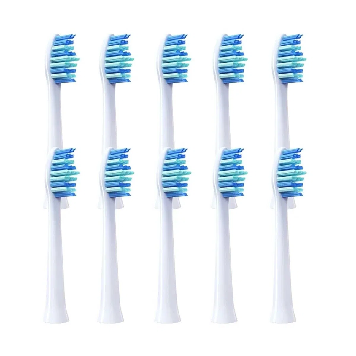 tianwandong Wymienne końcówki do szczoteczki elektrycznej kompatybilne z szczoteczką elektryczną Lebooo, 4-16 szt.(8pcs WHITE)