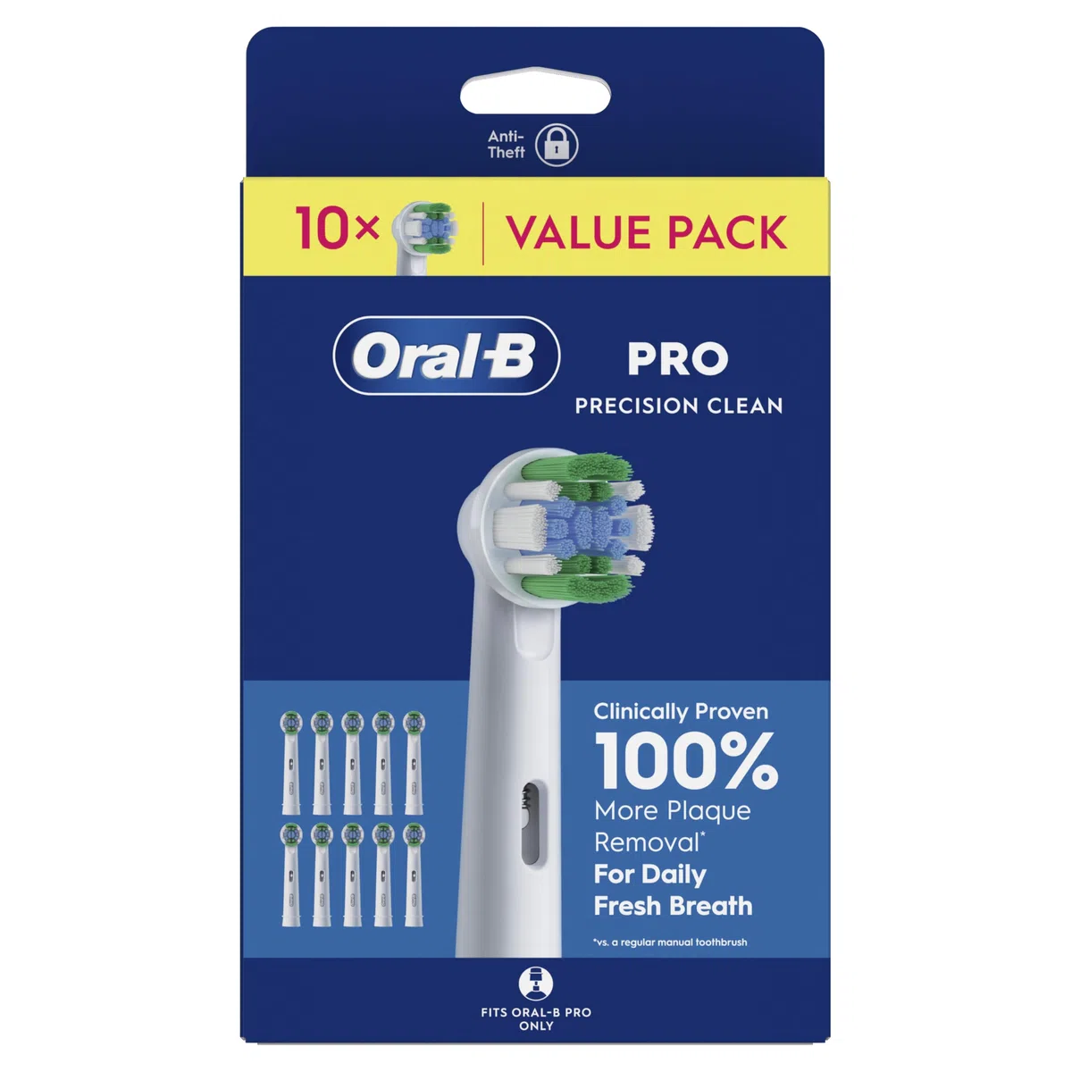Oral-B PRO Precision Clean biała wymienna główka szczoteczki, 10 głowic