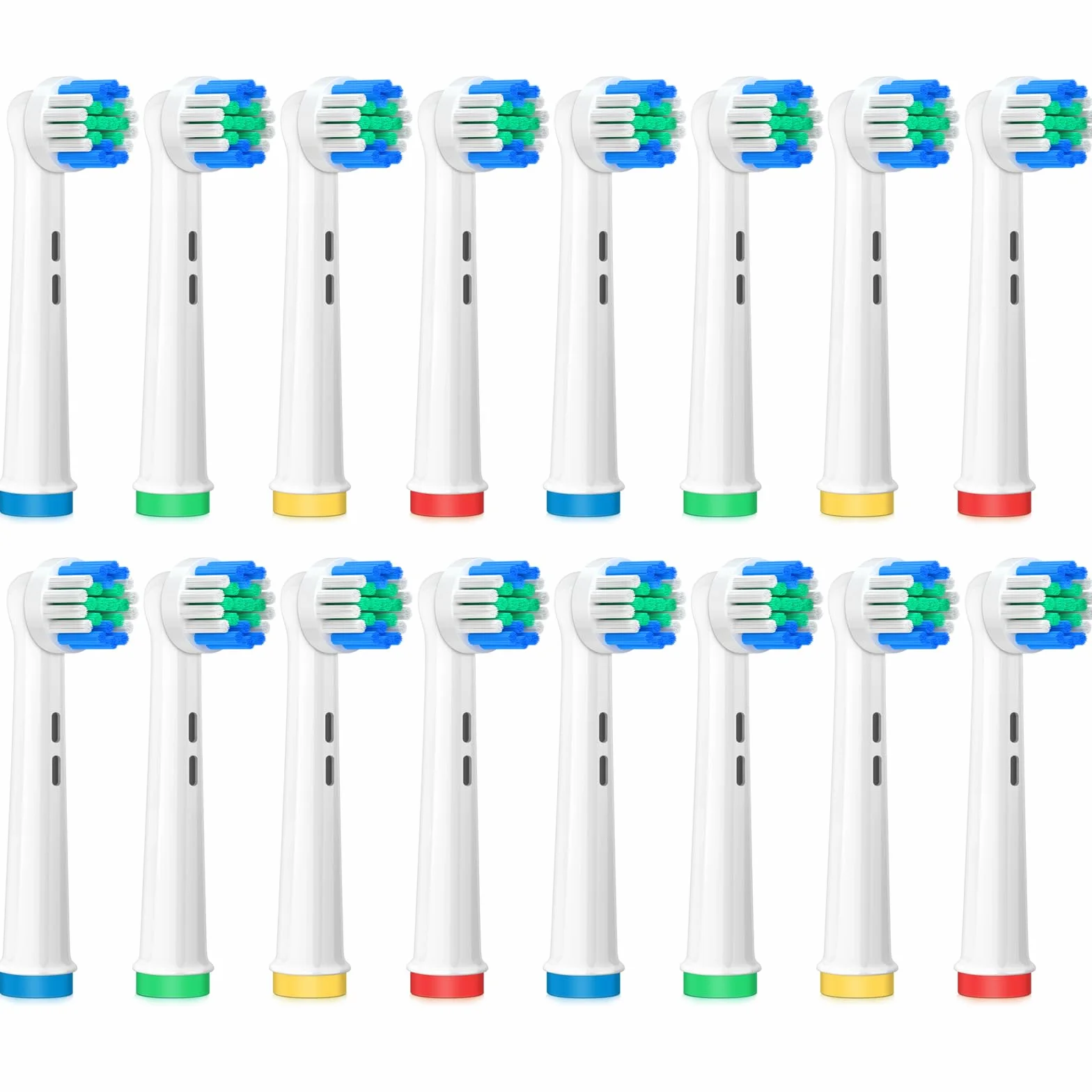 Wymienne g?ówki szczoteczki do Oral B, 16 zestawów wymiennych g?ówek do szczoteczki do z?bów Oral B Braun, kompatybilne z akumulatorami Pro1000/3000/5000/7000