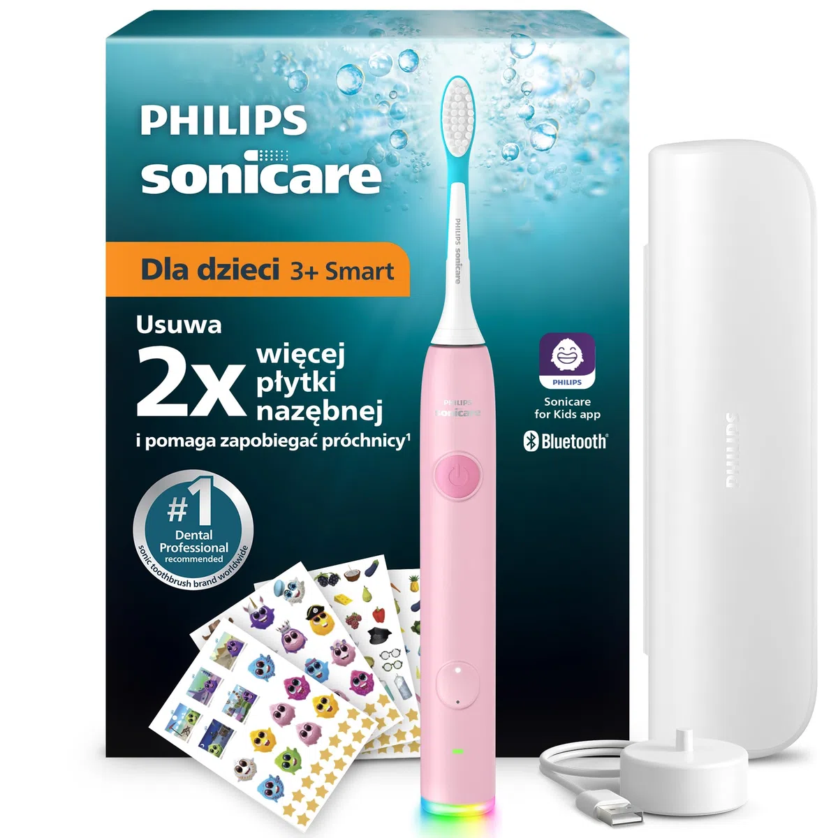 HX6600/51 POWER TOOTHBRUSH PK HDL,1 MINI