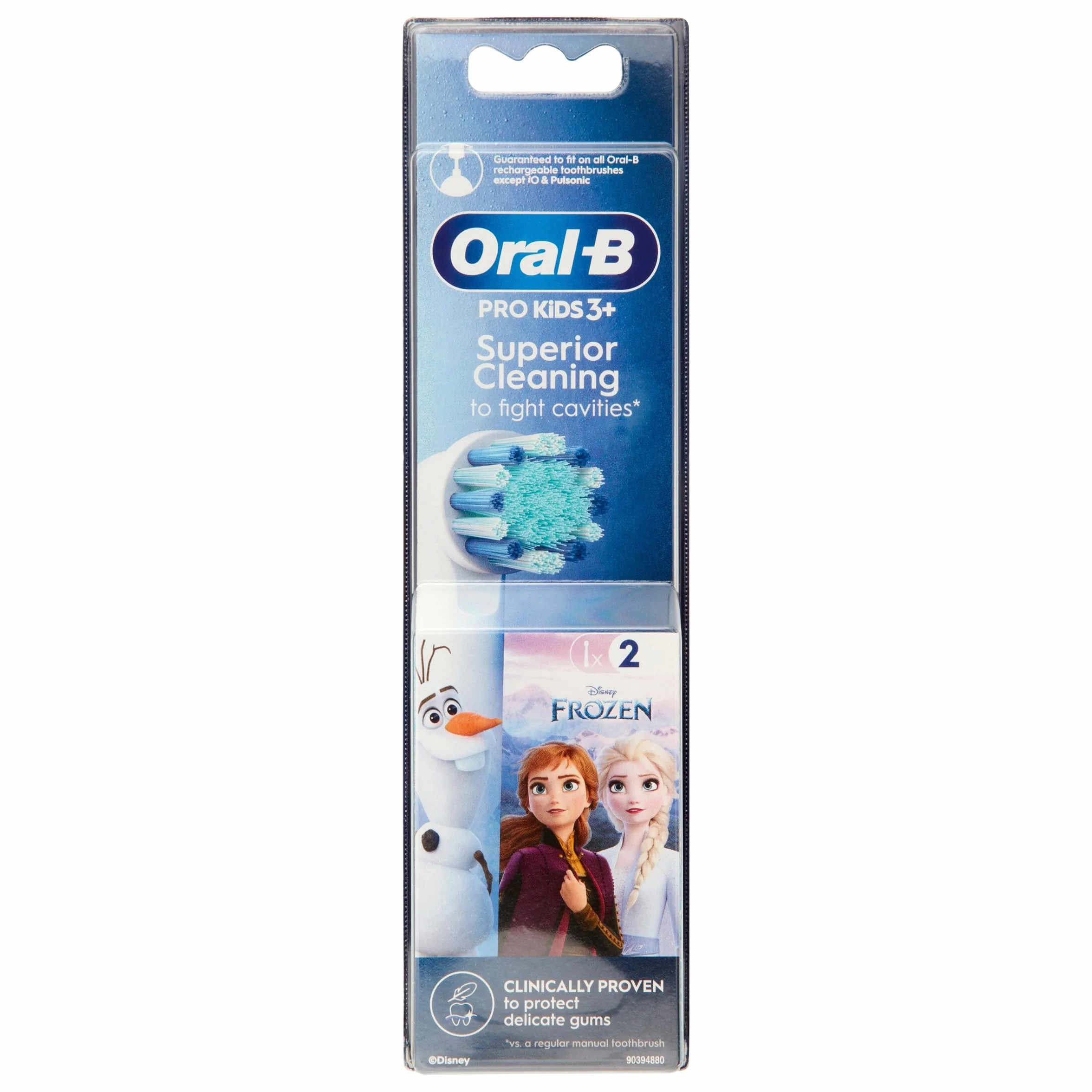 Oral B Pro Kids 3 + Frozen Richbio, 2 sztuki w każdym Spazzolino ELETTRICO