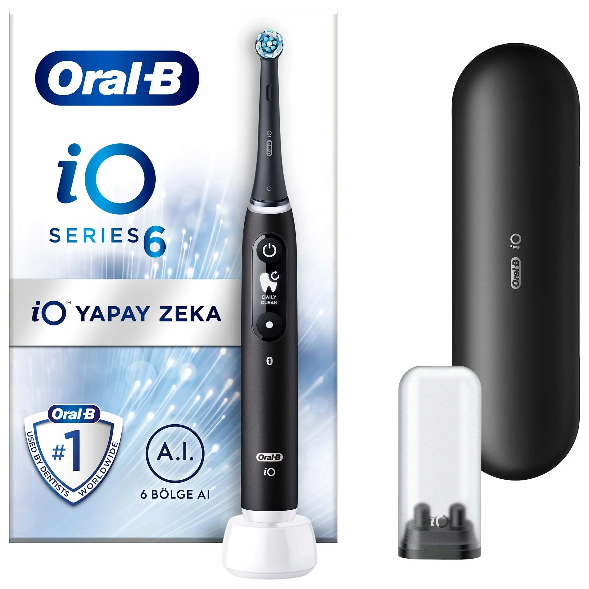 Oral-B IO Series 6 Czarny + etui