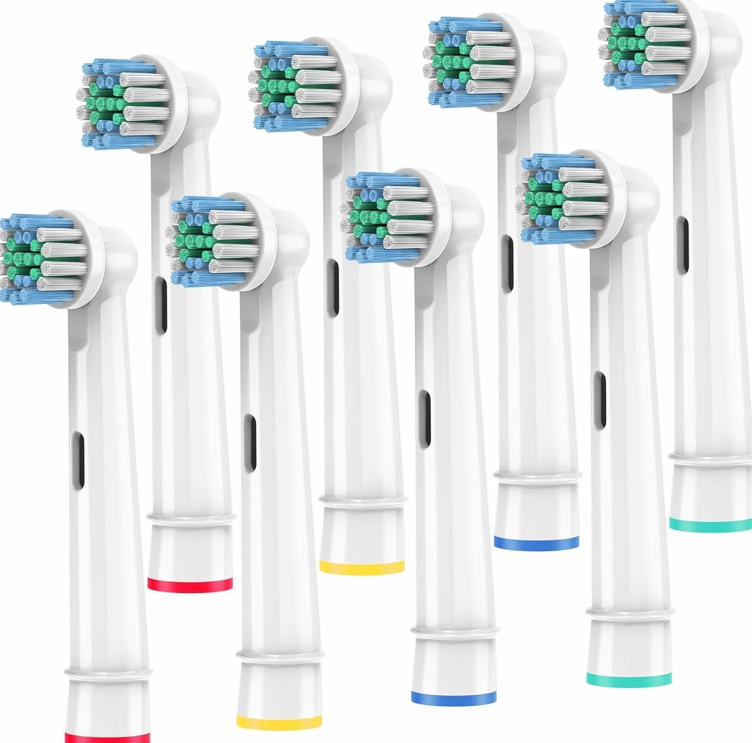 Wymienne główki szczoteczki do Oral B,8 szt. Profesjonalnych główek szczoteczek do zębów kompatybilne z Oralb Braun,główek szczoteczki elektrycznej do Oral B Pro1000 Pro3000 Pro5000 Pro8000